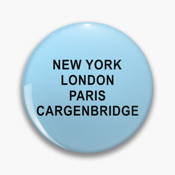 Item preview, New York, London, Paris, Cargenbridge designed and sold by Jeallan Designs.