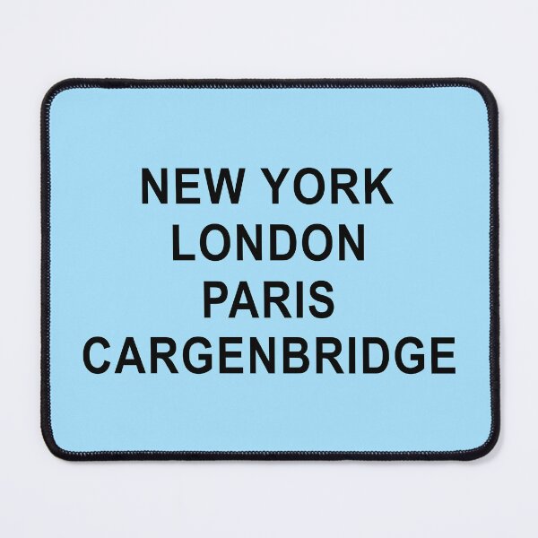 Item preview, New York, London, Paris, Cargenbridge designed and sold by Jeallan Designs.