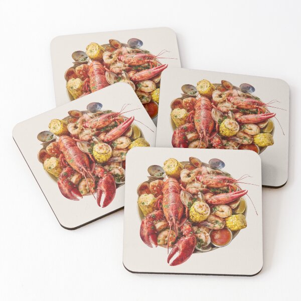 Item preview, Seafood Boil On a Plate designed and sold by Violet Peonies.