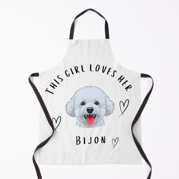 Item preview, This Girl Loves Her Bijon - Black Text designed and sold by AndysTeeShop.