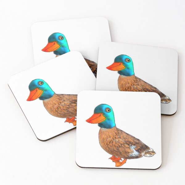 Item preview, Cute Duck in a mallard Duck Hat – animalzinhats designed and sold by Ashley’sAnimalz.