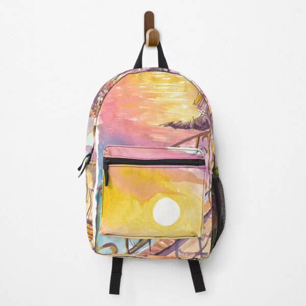 Item preview, Romantic Cinque Terre Riomaggiore Sunset Vista from Sea Balcony designed and sold by artshop77.