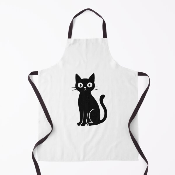 Item preview, Mystic Black Cat Silhouette with Big Eyes designed and sold by ADBIB Design.