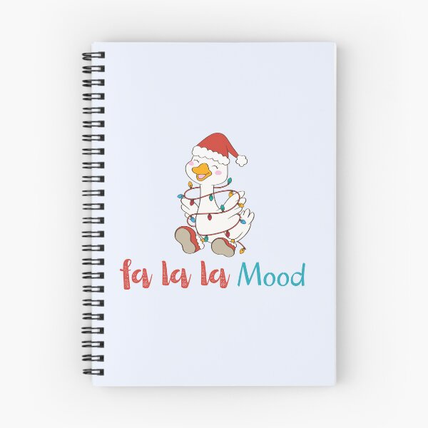 Item preview, Funny Christmas Goose Fa La La Mood designed and sold by Inkworksbyshery.