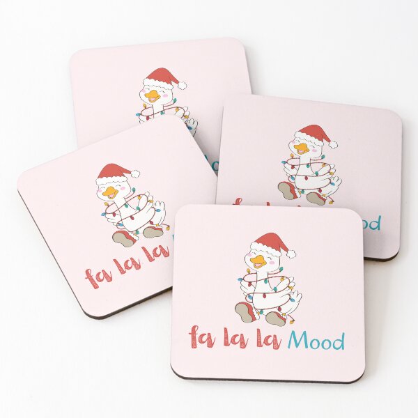 Item preview, Funny Christmas Goose Fa La La Mood designed and sold by Inkworksbyshery.