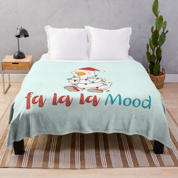 Item preview, Funny Christmas Goose Fa La La Mood designed and sold by Inkworksbyshery.