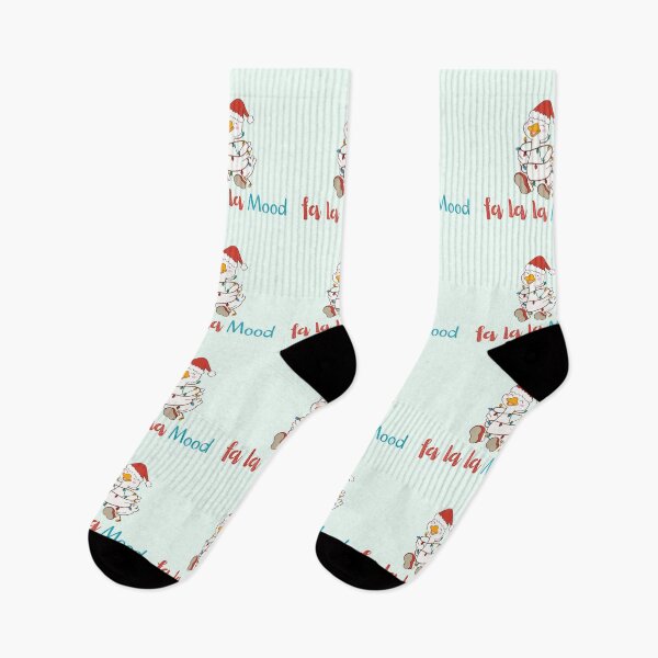 Item preview, Funny Christmas Goose Fa La La Mood designed and sold by Inkworksbyshery.