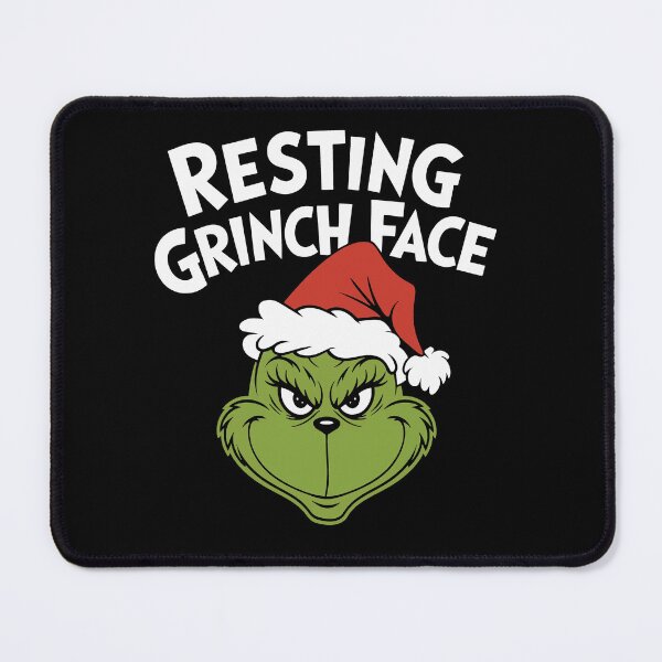 Item preview, Resting Grinch Face Funny Christmas Shirt & Holiday Gifts designed and sold by KingznThingz.