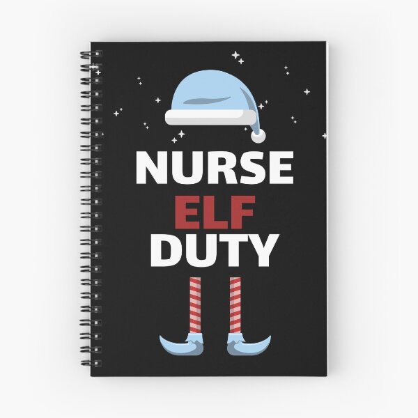 Item preview, Nurse Elf Duty – Cute Christmas Nurse Elf Design  designed and sold by TalkTee Me.