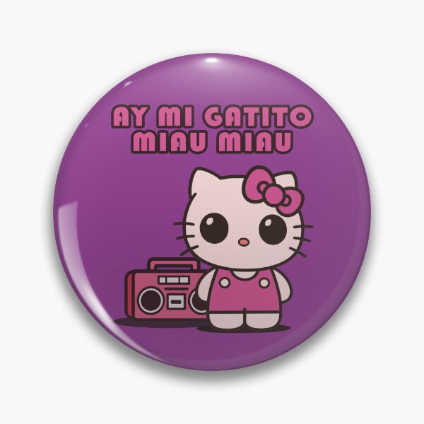 Item preview, AY MI GATITO MIAU MIAU – Cute Kawaii Cat Dance Meme Art | Pink Aesthetic Ribbon Kitty designed and sold by Mog Mog Eatalot – Tokyo x A’dam Mashup.