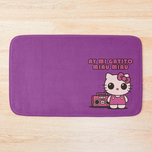Item preview, AY MI GATITO MIAU MIAU – Cute Kawaii Cat Dance Meme Art | Pink Aesthetic Ribbon Kitty designed and sold by Mog Mog Eatalot – Tokyo x A’dam Mashup.
