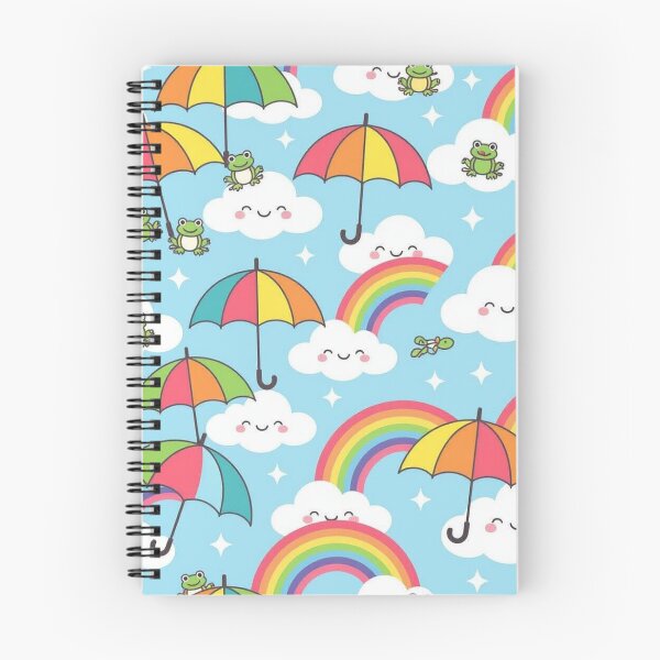 Item preview, Rainbows, clouds , umbrellas and frogs designed and sold by Horror03.