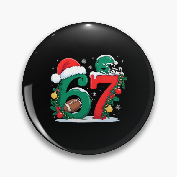 Item preview, Christmas Football Sixty Seven Festive   designed and sold by clarabersetart.