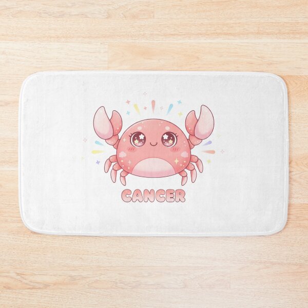 Item preview, Kawaii Cancer Crab – Cute Zodiac Sign Illustration designed and sold by LaurannaDesign.
