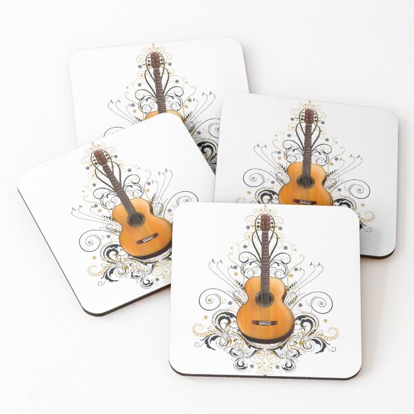Artikelvorschau, Akustikgitarren-Design entworfen und verkauft von Greenway Creations.