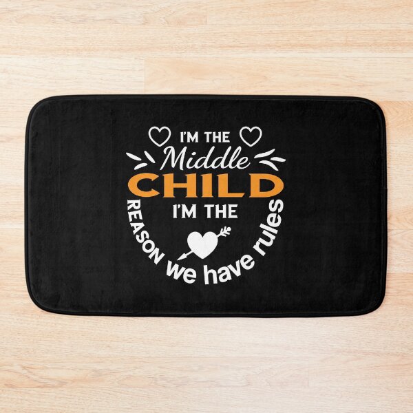 Item preview, Funny Middle Child Quote – "I'm the Middle Child, I'm the Reason We Have Rules" – Sibling Gift Idea designed and sold by karibov.