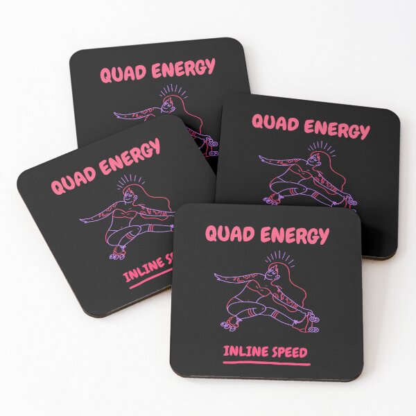 Item preview, Quad Energy. Inline Speed. – Roller Skating Girl  designed and sold by TalkTee Me.