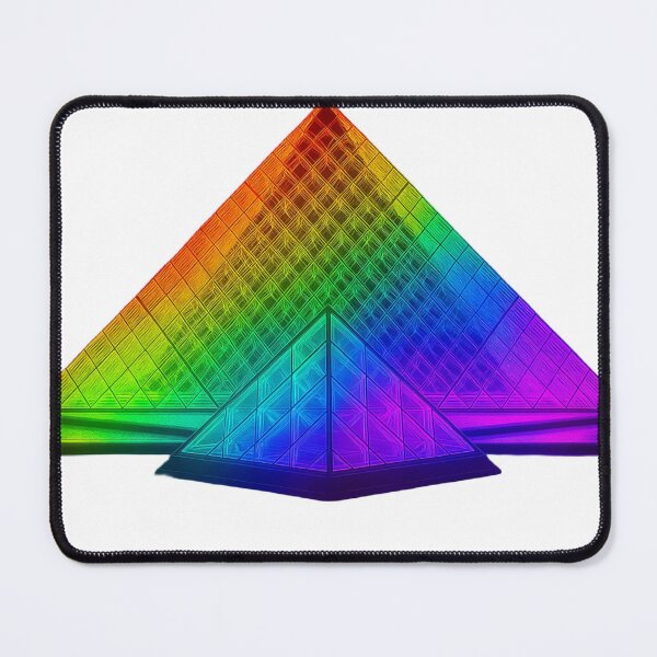Artikelvorschau, Louvre Glaspyramide im Neonlicht entworfen und verkauft von sightsmodern.