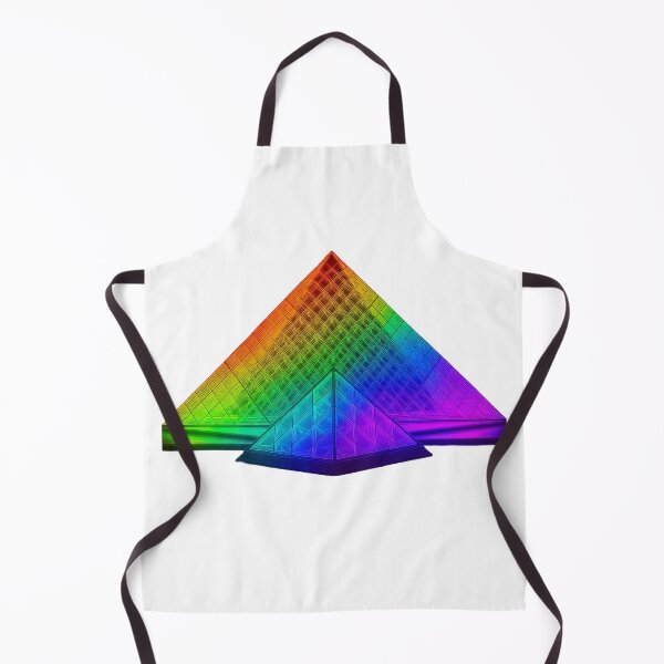 Item preview, Louvre glass pyramid in neon lights designed and sold by sightsmodern.