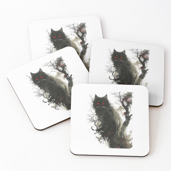 Item preview, Red Eye Black Cat 7 designed and sold by Made-by-Gus.