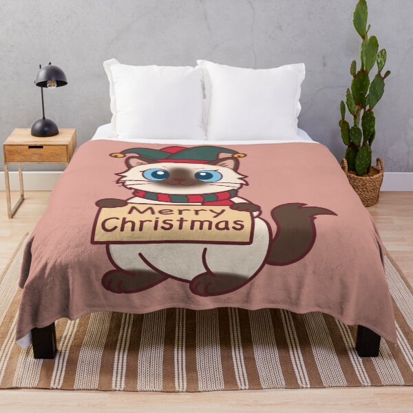 Item preview, Merry Christmas with Kawaii Ragdoll Cat designed and sold by BGMeYou.