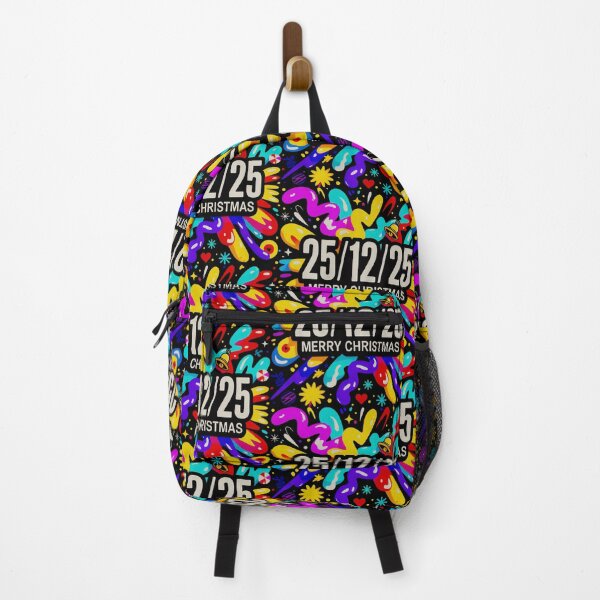 Item preview, Merry Christmas 25 12 25 Colorful Festive Explosion Design designed and sold by SplashTastic.