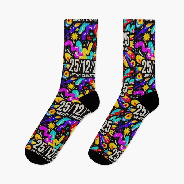 Item preview, Merry Christmas 25 12 25 Colorful Festive Explosion Design designed and sold by SplashTastic.