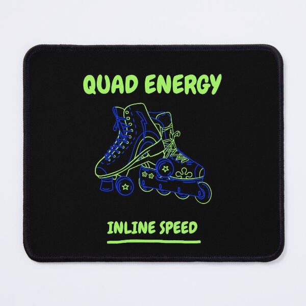 Item preview,  Quad Energy. Inline Speed. – Roller Skate Fitness Design designed and sold by TalkTee Me.