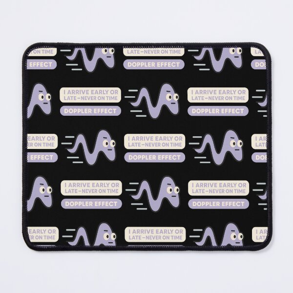Item preview, Doppler Effect Funny Science Wave Character Design designed and sold by TeeTimeTreasure.