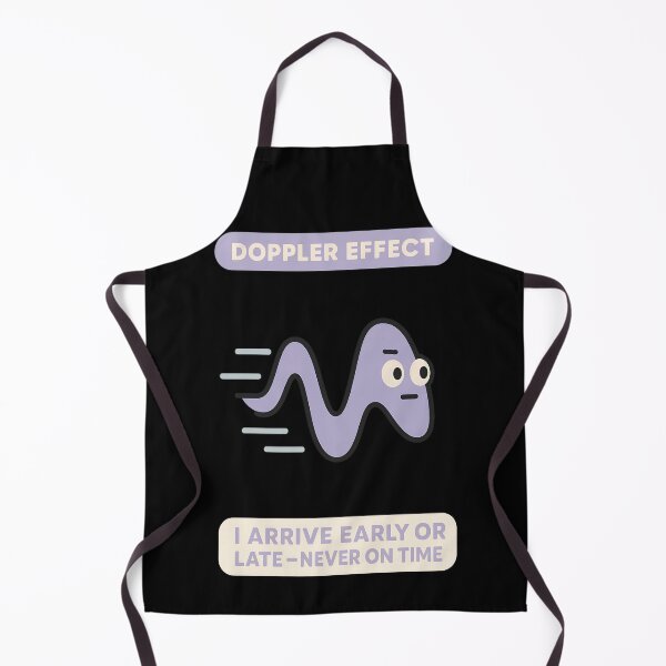 Item preview, Doppler Effect Funny Science Wave Character Design designed and sold by TeeTimeTreasure.