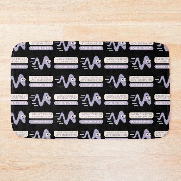 Item preview, Doppler Effect Funny Science Wave Character Design designed and sold by TeeTimeTreasure.