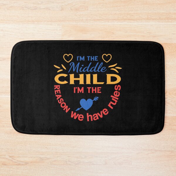 Item preview, Funny Middle Child Slogan: "The Reason We Have Rules" Quote | Best Sibling Rivalry Gift for Sister, Brother & Middle Kid designed and sold by karibov.