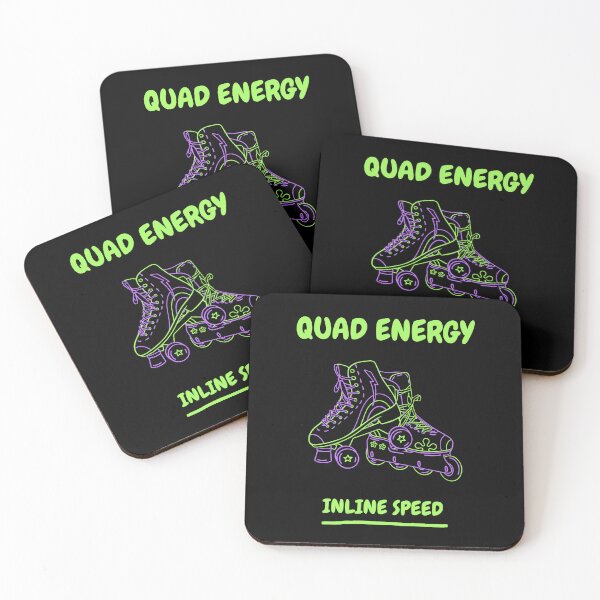 Item preview, Quad Energy. Inline Speed. –Roller Skate Fitness Design designed and sold by TalkTee Me.