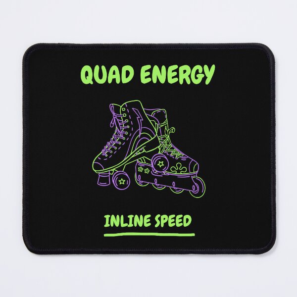 Item preview, Quad Energy. Inline Speed. –Roller Skate Fitness Design designed and sold by TalkTee Me.