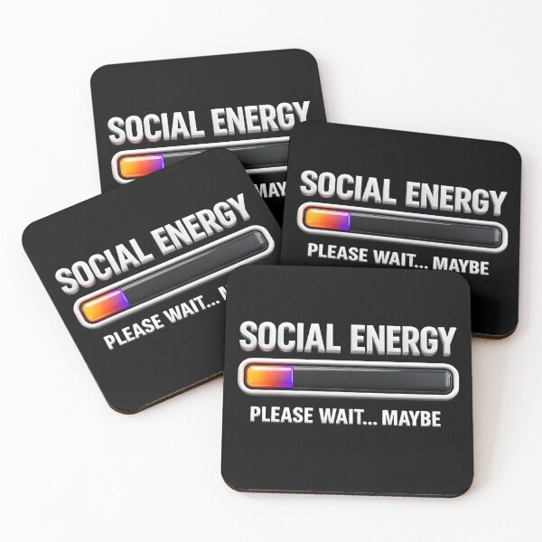Item preview, Social Energy Please Wait designed and sold by OliDesigns.