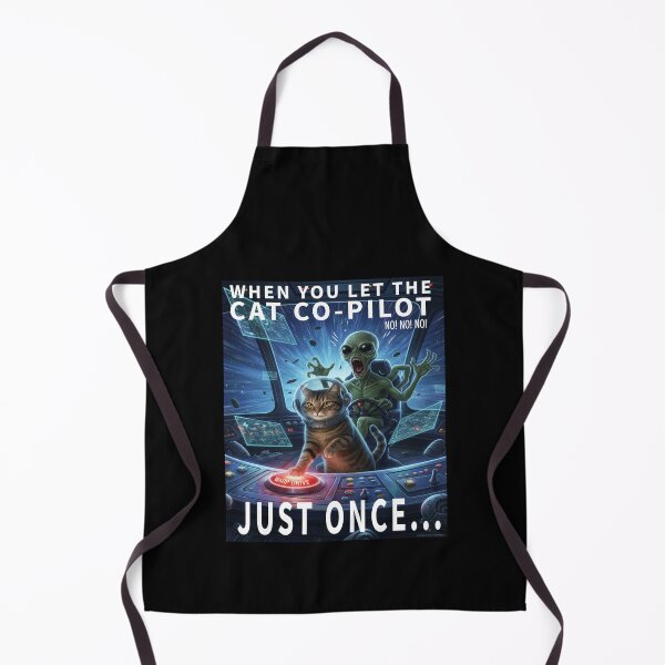 Item preview, When You Let The Cat Co-Pilot designed and sold by Fragmented Murmurings.