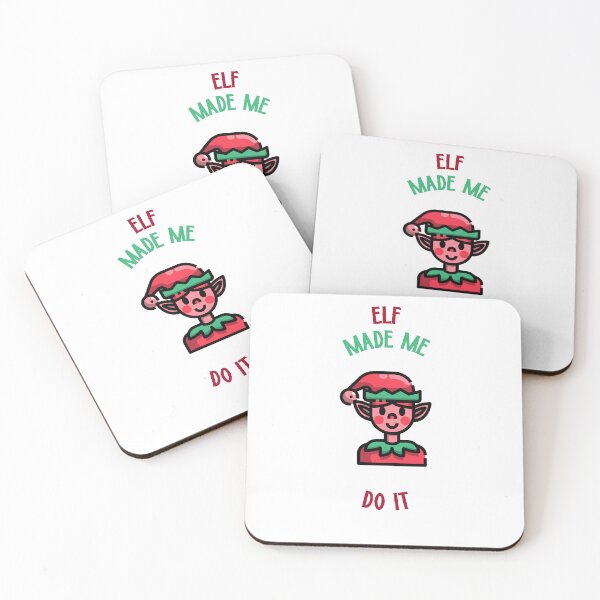 Item preview, Elf Made Me Do It – Funny Christmas Elf Design  designed and sold by TalkTee Me.
