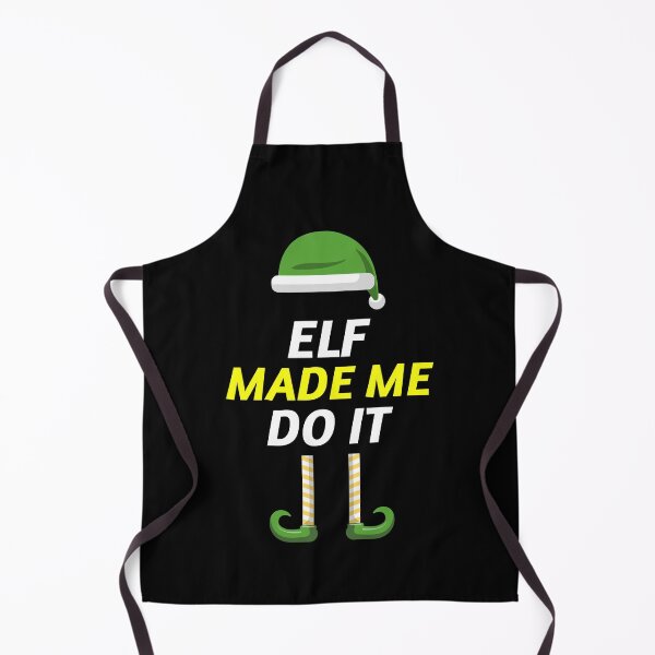 Item preview, Elf Made Me Do It Funny Christmas Elf Design designed and sold by TalkTee Me.