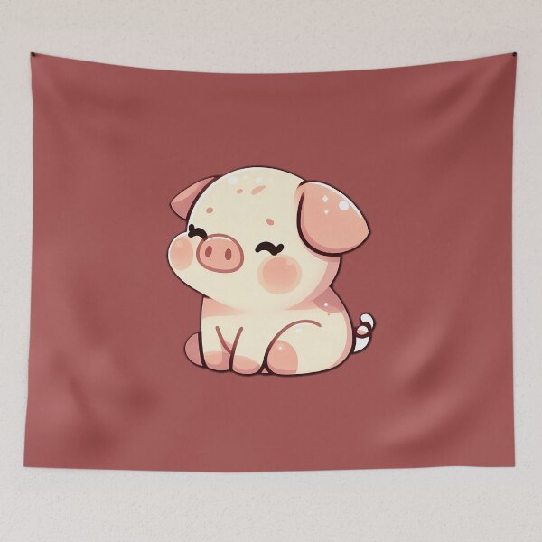 Aperçu de l'œuvre cochon tranquille créée et vendue par NCNGDESIGN.