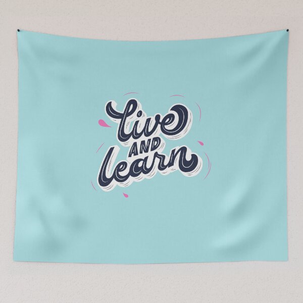 Item preview, Live & learn - self motivation  designed and sold by CapriCreatives.