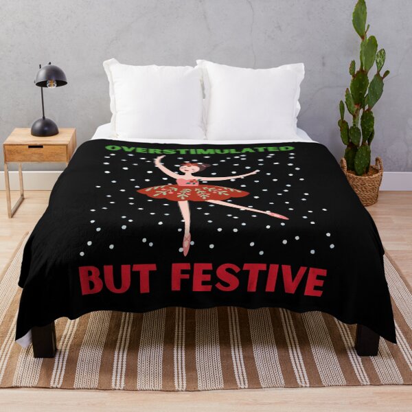 Item preview, Dancing Ballerina overstimulated but festive christmas designed and sold by Grace-Cop.