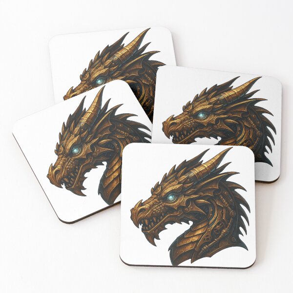 Item preview, Steampunk Dragon – Mechanical Brass Beast designed and sold by Papier Atelier Art.