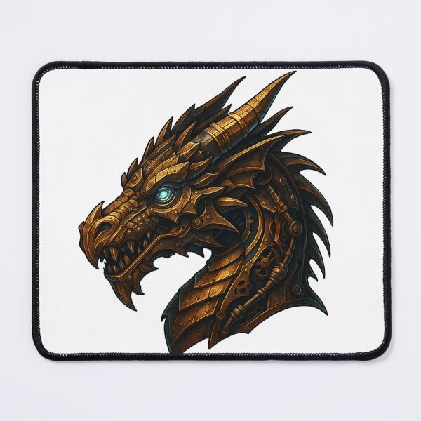 Item preview, Steampunk Dragon – Mechanical Brass Beast designed and sold by Papier Atelier Art.