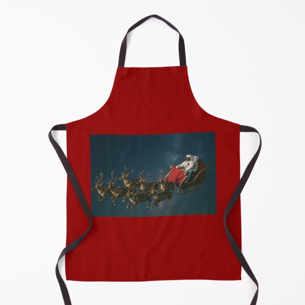 Item preview, Astronaut Flying Santa's Sleigh designed and sold by Halifaxartguy.