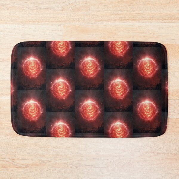 Item preview, Mystical Red & White Energy Orb – Spiritual Balance Aura Design designed and sold by OhmAuraArt.