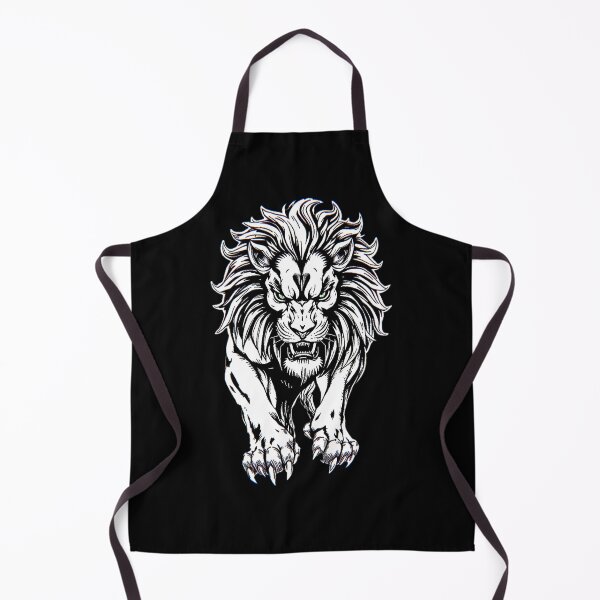 Item preview, BLACK AND WHITE LION. designed and sold by GraveKey.