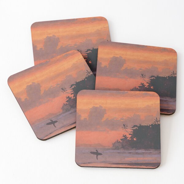 Item preview, Golden Hour Surf: Tropical Sunset designed and sold by AllegraMussato.