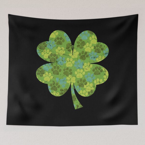 Item preview, st patrick's day  Paw Prints Shamrock For Dog Lovers designed and sold by Animal-Replicas.