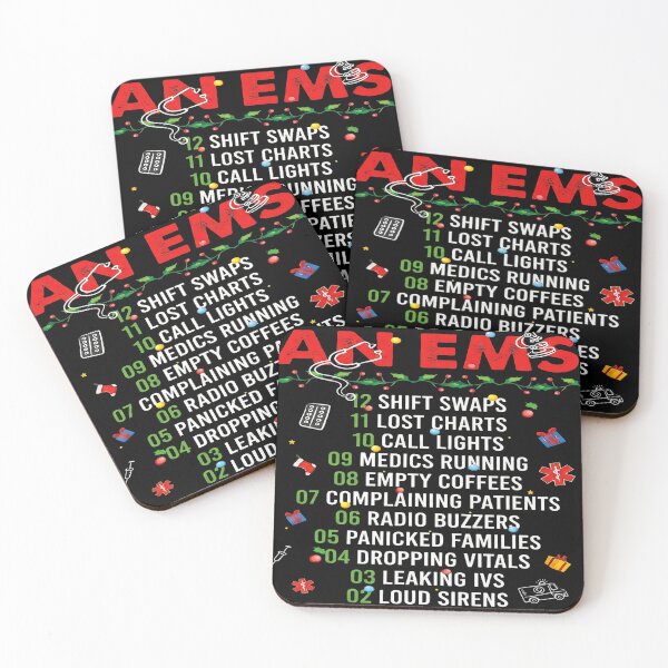 Item preview, Funny EMS Twelve Days Shift Chaos Holiday  designed and sold by judycuevas1.