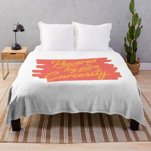 Item preview, Powered by Pure Curiosity modern Neon Quote designed and sold by SloganSauce.